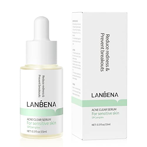 LANBENA 10% Salicylic Acid Serum, Acne Repair, Dead Skin Peels, Relieve Redness, Soothing Calming for Acne Prone Sensitive Facial Skin Care