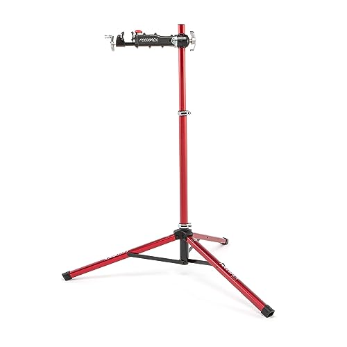 FEEDBACK SPORTS | Pro Mechanic Bike Repair Stand with Secure Quick-Action Clamp | Height Adjustable | Foldable and Portable Bicycle Workstand