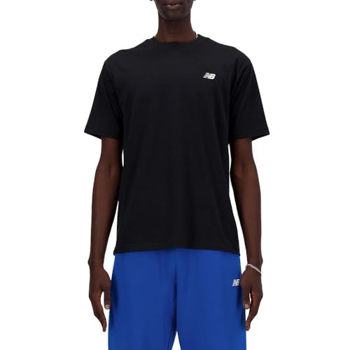 New Balance Men's Sport Essentials Cotton T-Shirt, Black, Large