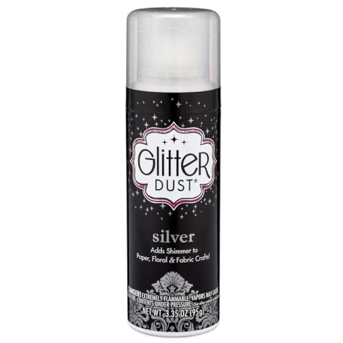 Glitter Dust Ultra Fine Glitter Spray, Silver