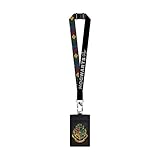 Deluxe Harry Potter Lanyard with PU Card Holder - Hogwarts