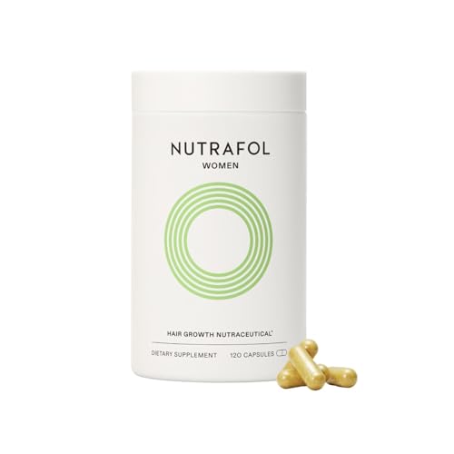 Nutrafol Women's Hair Growth Supplements, Ages 18-44, Clinically Proven for Visibly Thicker and Stronger Hair, Dairy-Free, Soy-Free, Dermatologist Recommended - 1 Month Supply