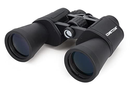 Celestron - Cometron 7x50 Binoculars - Beginner Astronomy Binoculars - Large 50mm Objective Lenses - Wide Field of View 7X Magnification
