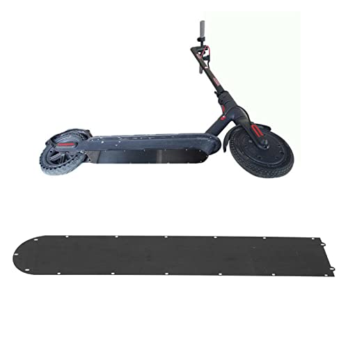 Scooter Plates Escooter Bottom Base Board 52×10×1 Black Stainless Steel Battery Compartment Bottom Cover for Mijia M365 Electric Scooter
