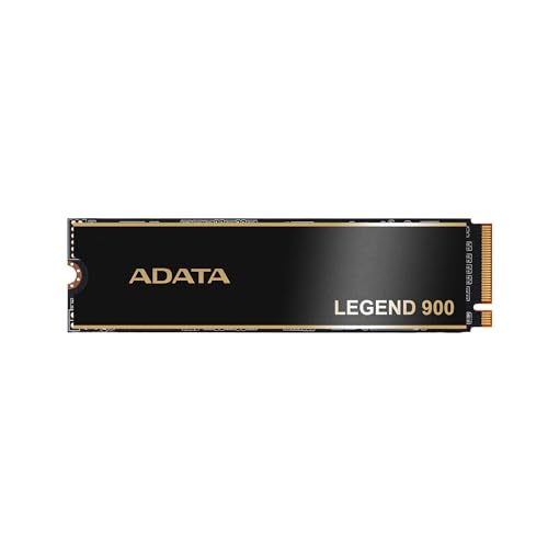 ADATA 2TB SSD Legend 900 PCIe Gen4x4 NVMe M.2 Internal Gaming SSD Up to 7,000 MB/s PS5 Compatible (SLEG-900-2TCS)