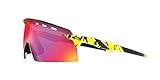 Oakley Men's OO9235 Encoder Strike Vented Rectangular Sunglasses, TDF Splatter/Prizm Road, 39 mm