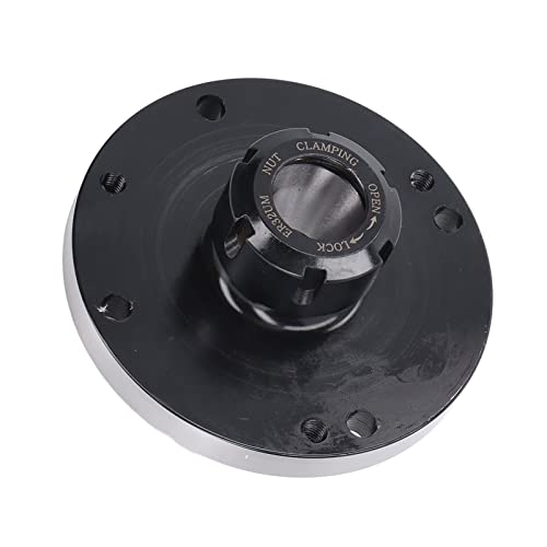 Workholding Collet Chuck 7 Holes ER32 D125 Carbon Steel Collet Chuck Accessory for CNC Milling Machine Tool