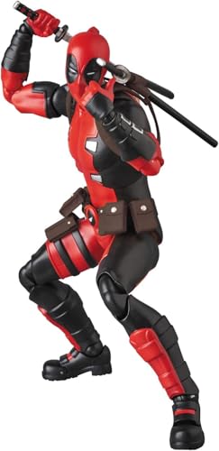 MEDICOM TOY MAFEX Deadpool GURIHIRU Art Ver Includes Original Sturdy Protective case. Japan Import.