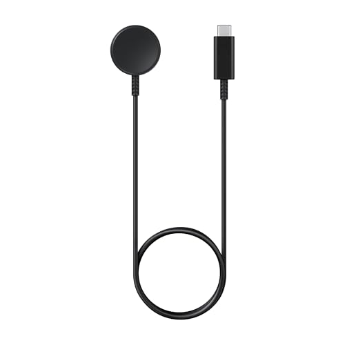 SAMSUNG Galaxy Watch Charger, Fast, Magnetic Charging for Galaxy Watch 5, 6, 7, FE, Ultra Series and Later, EP-OL300BBEGUJ, Black, 2024