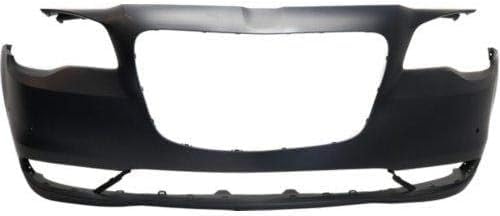New Aftermarket Front Bumper Cover Primed Compatible With Chrysler 300 2015-2023 With Parking Aid Sensor Holes (2017 2018 2019 2020 2021 2022 Type 2) Replace OE 5PN42TZZAE | CH1000A22