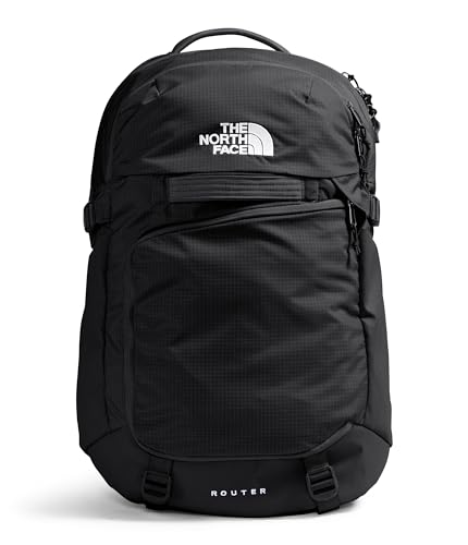 THE NORTH FACE Router Everyday Laptop Backpack, TNF Black/TNF Black-NPF, One Size