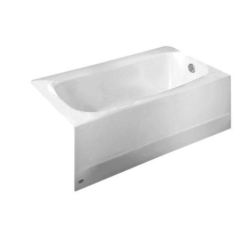 American Standard 2461002.020 Cambridge Apron-Front Americast Soaking Bathtub Right Hand Drain, 5 ft x 32 in, White