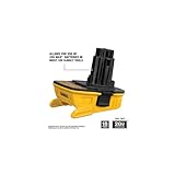 DEWALT Battery Adapter 18V to 20V, For Drills, Sanders and More, Charger Not Included (DCA1820)