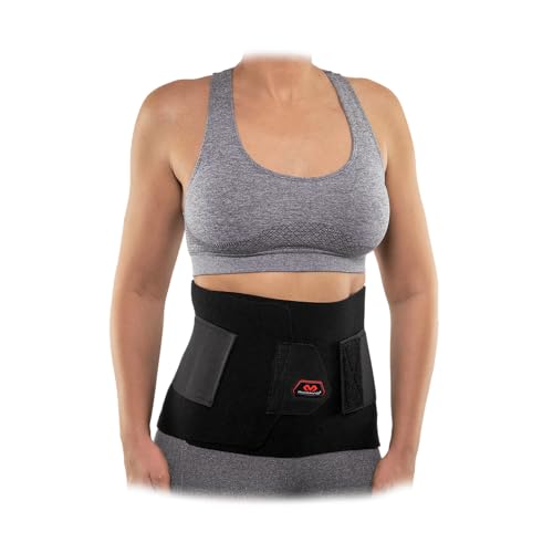 McDavid Waist / Belly Trimmer Belt for Women and Men. Extra Support. Love Handles Fat Burning Sauna Waist Trainer - Promotes Healthy Sweat, Weight Loss, Lower Back Posture