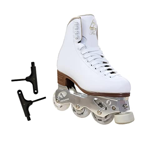 Jackson Ultima Inline Roller Skates/White Finesse/Women's Size 7 / JUST LAUNCHED 2021