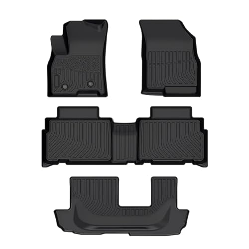 HJMuam Custom TPE Car Floor Mats Compatible with Suzuki Ciaz Ertiga Jimny Vitara Accessories Interior Carpets Car Mats (Color : Black-b1, Size : Ertiga)