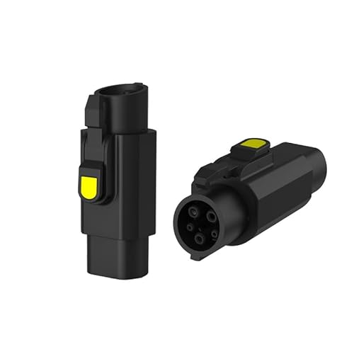 EV Charger Adapter IEC 62196 to J1772, Type 2 to Type 1 Electric Vechile Charging Connecor, American EVs in Europe, 32A 7kW