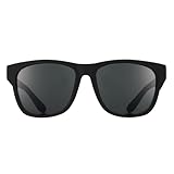 goodr Hooked on Onyx Polarized Sunglasses for Men & Women, Large Sized (BFG), Black Solid Frame with Black Non-Reflective Glare Reducing Lenses, UV400 Protection, No Slip, No Bounce