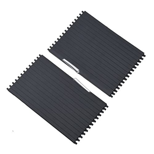 Jaronx Compatible with BMW Cup Holder Sliding Cover, X5/ X6 Console Roller Blind Cover, Center Console Sliding Shutters Compatible with BMW X5 E70 (2006-2013) / X6 E71 E72 (2007-2014)