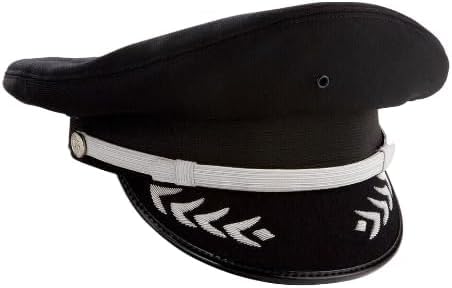 Airline Captain Cap (57CM) Black