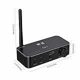 FiiO BTA30PRO Bluetooth Receiver Portable Transmitter Stereo Wireless High Resolution aptX/LDAC DSD256 Optical/Coaxial/Line-Out for PC/TV/Speaker/Home Audio