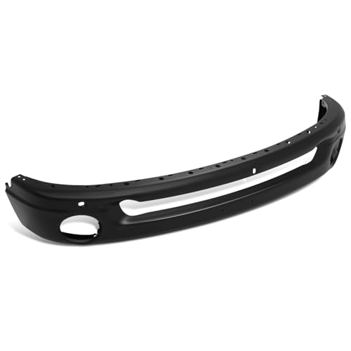 DNA MOTORING Front Bumper Compatible with Dodge Ram 1500 2002-2008,1AR81ZSPAA, 5JQ481SPAA, 5JQ48ZSPAA,Black, BUMP-F-DR02-FB-01-BK