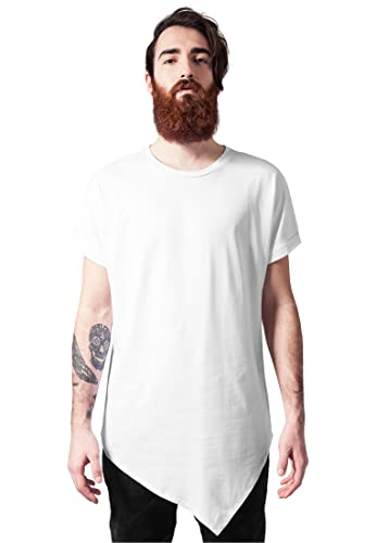 Urban Classics - Asymetric Long Tee White - XL