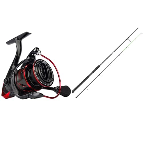 KastKing Sharky III Spinning Fishing Reel,Size 5000, KastKing Kong Fishing Rod, Spinning Rod 2 pc 8' MH