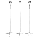 Fishing Carp Hair Boilie Rigs Kit – 45pcs Curved Barbed Carp Hook Braided Line Bait Stopper Needle Tool Scent Corn