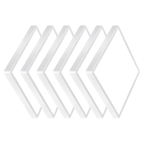 TLZ TLZ LIGHTING 12 Inch 6PK Square LED Flush Mount Ceiling Light, 30W, 3000LM 3000K/4000K/6000K CCT Selectable, Square LED Flat Panel Ceiling Light Fixture for Bedroom,Kitchen,Living Room (White)