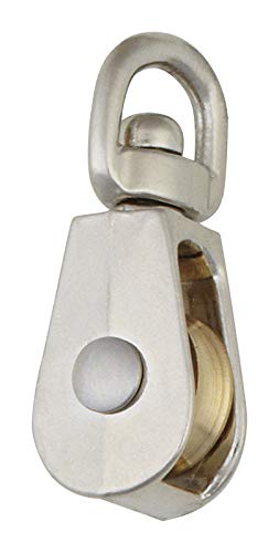 Campbell Chain & Fittings T7655002N Swivel Eye Pulley, Single Sheave, 3/4" (Pack of 10)