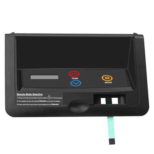 009491F Control Bezel with Switch Decal-Membrane for Raypak 206A 266A 207A 267A 336A 337A 406A 407A Pool Heater Parts for R185B, R265B, R335B, R405B IID Digital Pool Heaters Before 5/2011 Model