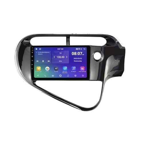 Radio for Toyota Aqua Prius - Android 13 Stereo for Toyota Aqua Prius C 2018-2020 IPS Touch Screen Built-in Car-Play Android Auto/GPS Navigation/5G WiFi/FM/SWC/AHD Camera