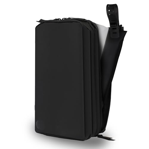 Gravel Hanging Toiletry Bag – Compact, Water-Resistant Travel Dopp Kit (Black, Plus)