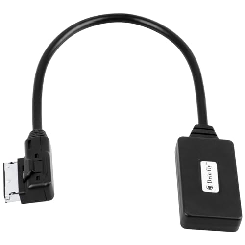 Bluetooth Car kit for Mercedes-Benz,Media Interface AUX Wireless Adator,Compatible with iPhone Android Smartphones,Works with Mercedes Equipped with MMI Rectangular Socket ONLY