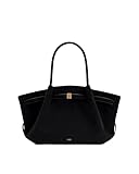 JW PEI Women's Hana Medium Faux Suede Tote Bag - Black