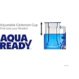 AquaReady Hang On Back Protein Skimmer for Saltwater Aquariums HOB-1.5, Up to 75 Gallon Fish Tank Filtration, Hang On External, Adjustable, Ultra Quiet Pinwheel Pump