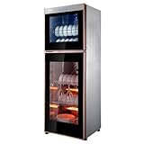 SOUQDWL Upright Sterilizing Cabinets Stainless Steel Cupboards Disinfection Cabinet Suitable for Sterilizing Tableware and Dishes