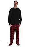 #followme Family Pajamas Microfleece Mens Pajama Set 6752-10195-L