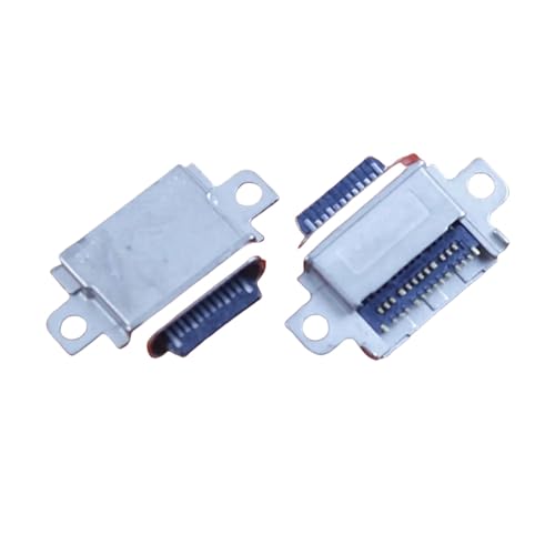 2Pieces Charging Port USB Jack Socket Plug Dock Connector, for Samsung, for Galaxy, for Note 8 9 10(For Note 10)