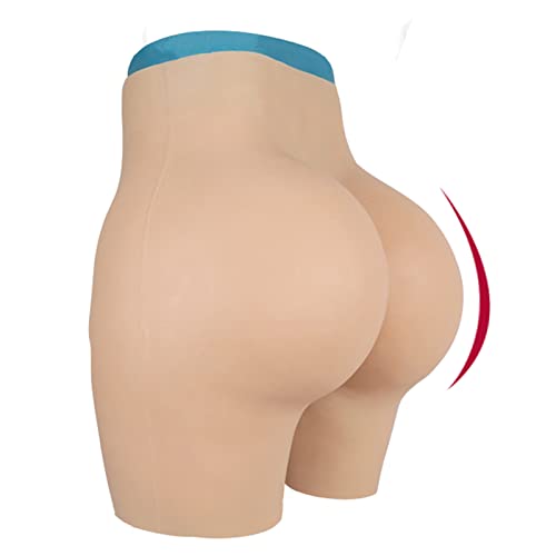 ZWSM Silicone Panty Open Crotch Buttock Hips Body Shaper Enhancer Padded Push Up Panty for Cosplay Drag Queen,Color 3,Thick Hips_1"