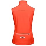 33,000ft Women's Lightweight Running Vest Outerwear with Pockets, Windproof Sleeveless Jacket for Golf Hiking Travel