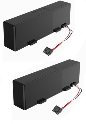 Aokicase Relacement Battery for Xiaomi Mijia Sweeping and Dragging, 14.8V / 6A Vacuum Battery for Haier JX37 Sweeping Machine STYTJ02YM Yunmi Mopping Robot Vacuum Cleaner (5600 mAh, 2 Pack)