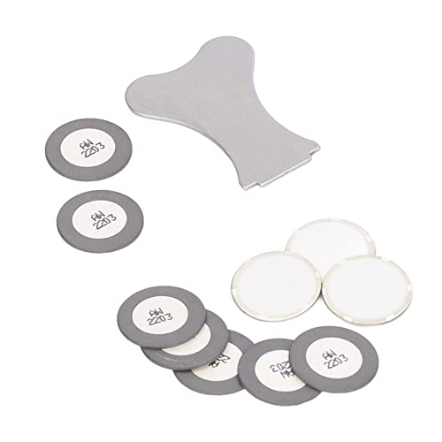 10Pcs Ultrasonic Mist Maker Ceramic Discs 20mm Pond Fogger Discs Replacement Atomizer Accessory Set for Humidifier