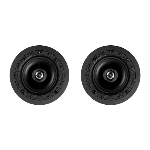 Definitive Technology DI 5.5R 5.25” in-Ceiling Speakers | 2 Speakers | Compact Designed to Disappear | Midrange/Bass Woofers for More Bass in Less Space | 1 Pair of Speakers