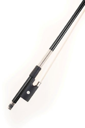 Glasser Fiberglass Violin Bow With Horse Hair (4/4, Black)