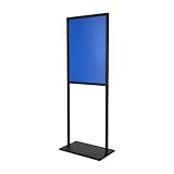 YIYO Sign holder floor stand, heavy Duty Pedestal poster stand for display,22×28 inch slide-in double sided poster sign holder floor standing Display Advertising (22×28)