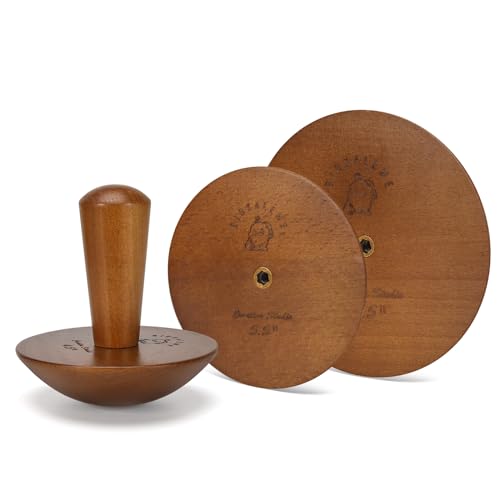 BKALEME Pottery Molds| Superior Walnut Tone Pottery Tools & Clay Tools | 4.5", 5.5", 6.5" Triad Clay Molds for Creating Bowls & Plates | Ceramic Top Forms Molds & Mud Tools for Expanded Creativity