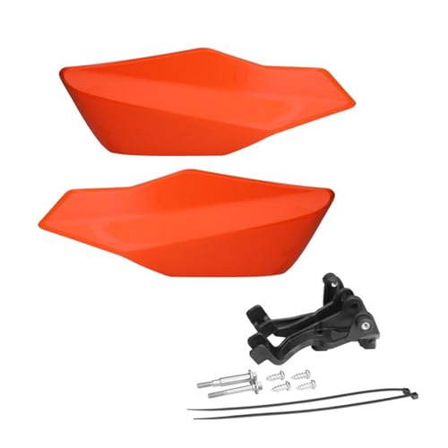 LLKDNM Motorcycle Hand Guards Enduro Motocross Handguard Hand Fit for K-tm EXC XC SX SXF XCF XCW EXCF SMR 2024 Motorcycle Parts(Orange)