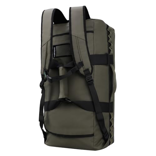 Haimont Large Duffle Bag for Men Women, Convertible Duffel Backpack, Heavy Duty Back Pack for Travel, Outdoor, Camping Hiking, Army Green 90L
